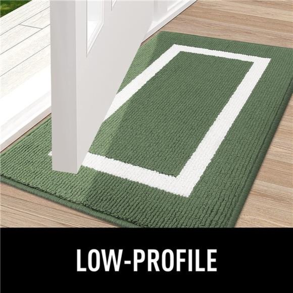 Indoor Door Mat, 32x20, Non-Slip Absorbent Resist Dirt Entrance Mat, Washable - Picture 6 of 6
